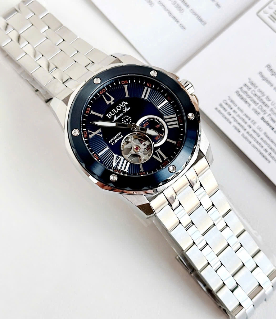Đồng Hồ Nam Bulova Automatic Marine Star 98A302