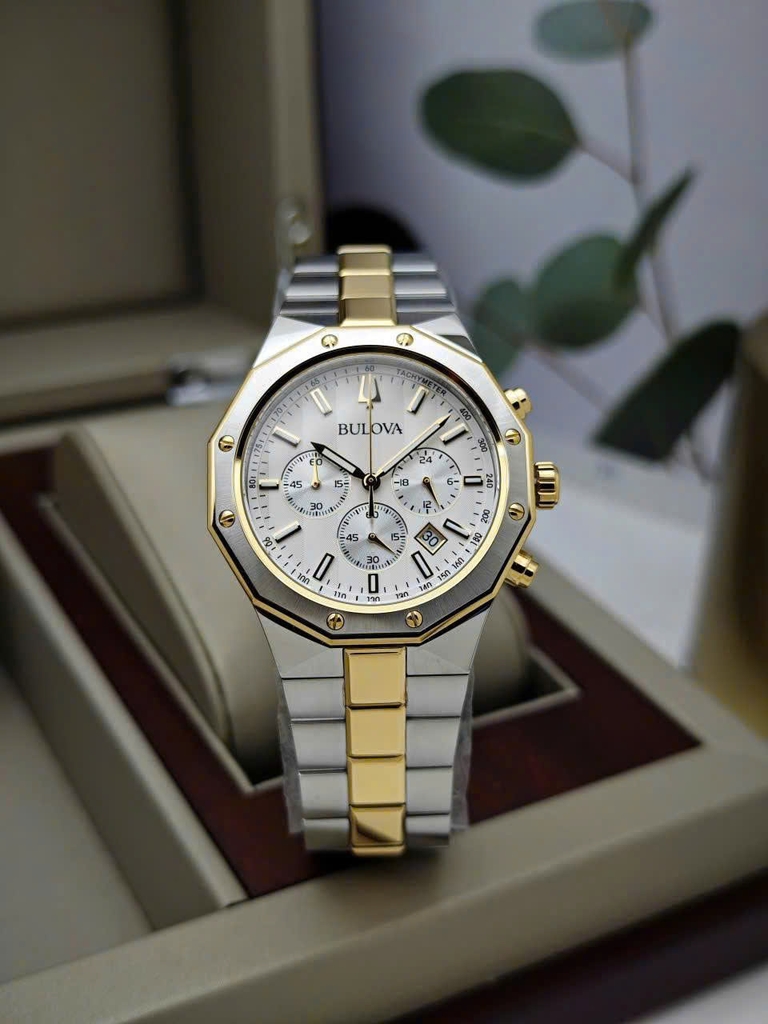 Đồng Hồ Nam Bulova Quartz Prestige Chronograph 98B450