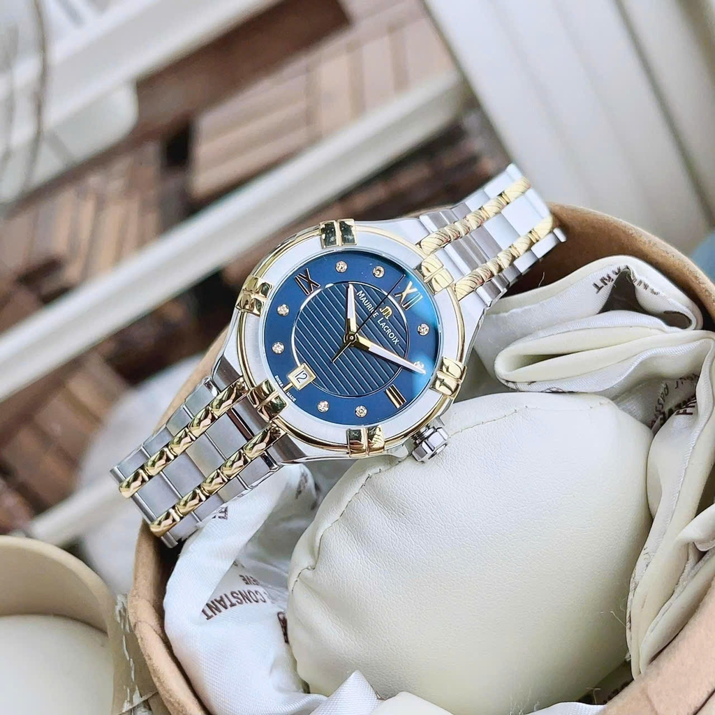 Đồng Hồ Nữ Maurice Lacroix Quartz Aikon Date AI1006-PVY13-450-1 ( AI1006PVY134501 )