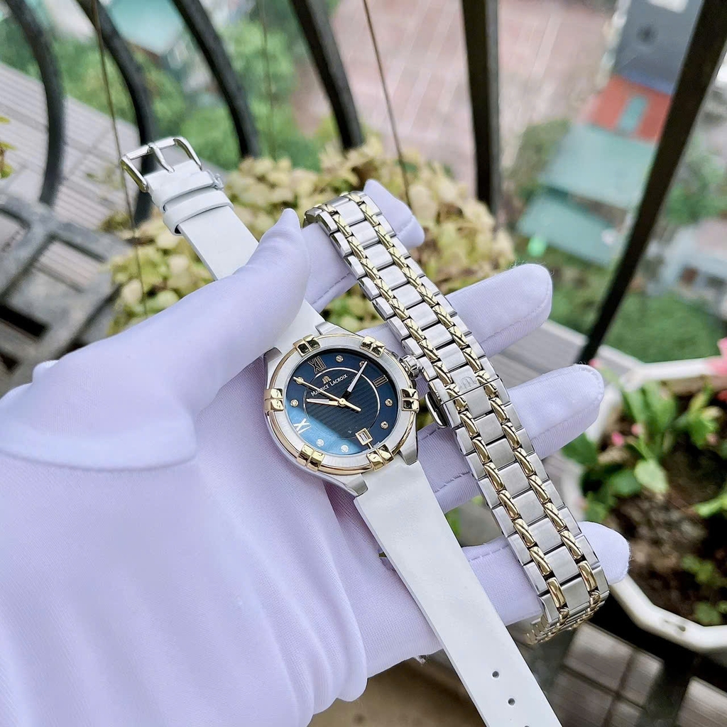 Đồng Hồ Nữ Maurice Lacroix Quartz Aikon Date AI1006-PVY13-450-1 ( AI1006PVY134501 )