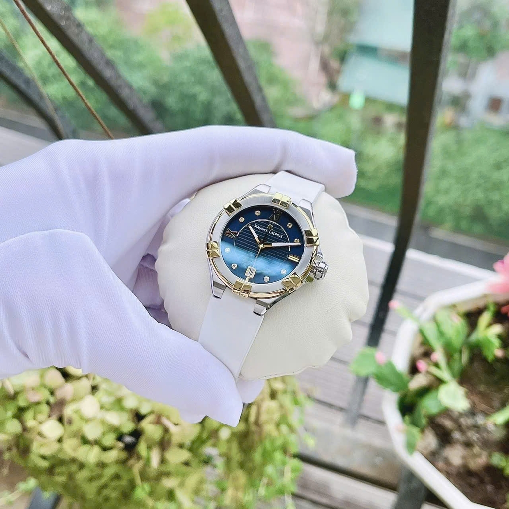 Đồng Hồ Nữ Maurice Lacroix Quartz Aikon Date AI1006-PVY13-450-1 ( AI1006PVY134501 )