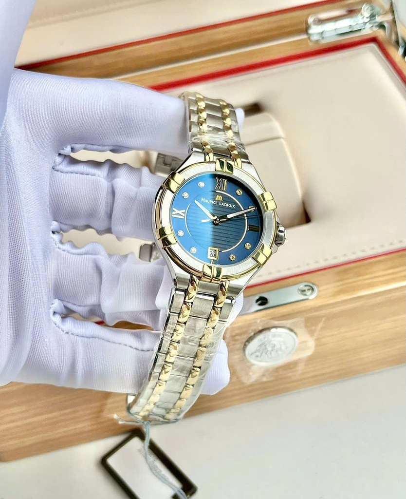 Đồng Hồ Nữ Maurice Lacroix Quartz Aikon Date AI1006-PVY13-450-1 ( AI1006PVY134501 )