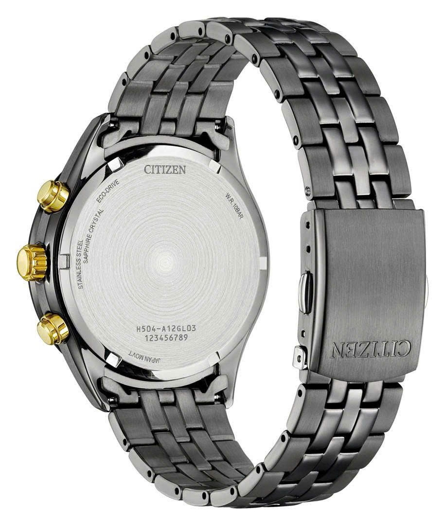 Đồng Hồ Nam Citizen Quartz Eco-Drive Light in Black Limited AT2576-68E