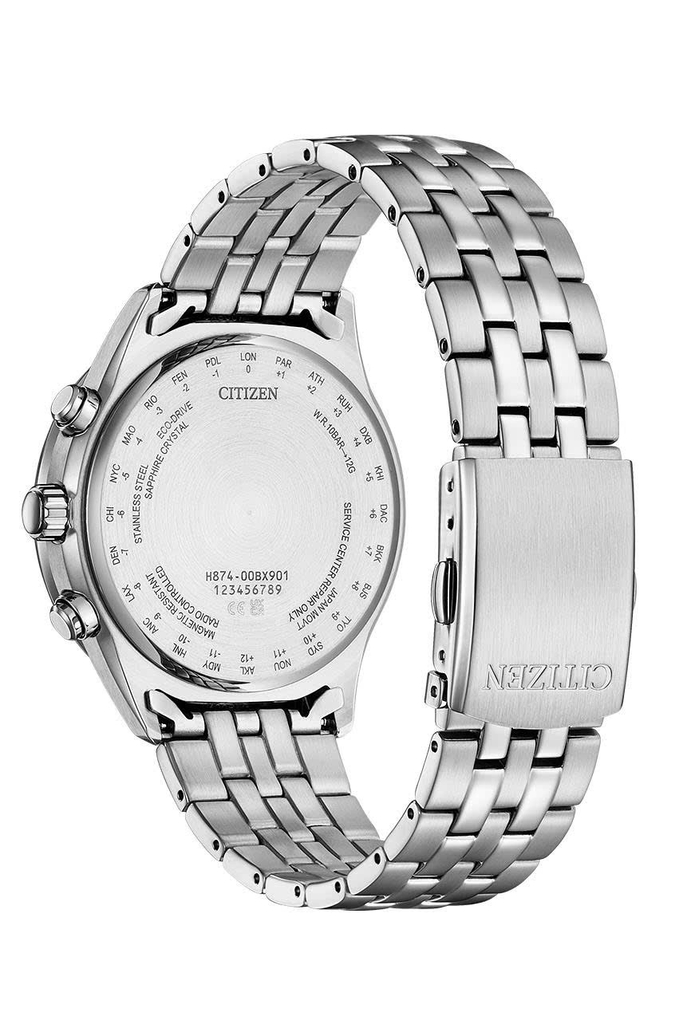 Đồng Hồ Nam Citizen Quartz Eco-Drive Radio Controlled Moon Phase BY1030-50E