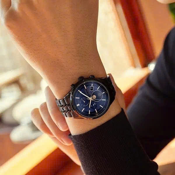 Đồng Hồ Nam Citizen Quartz Eco-Drive Radio Controlled Moon Phase BY1035-56L