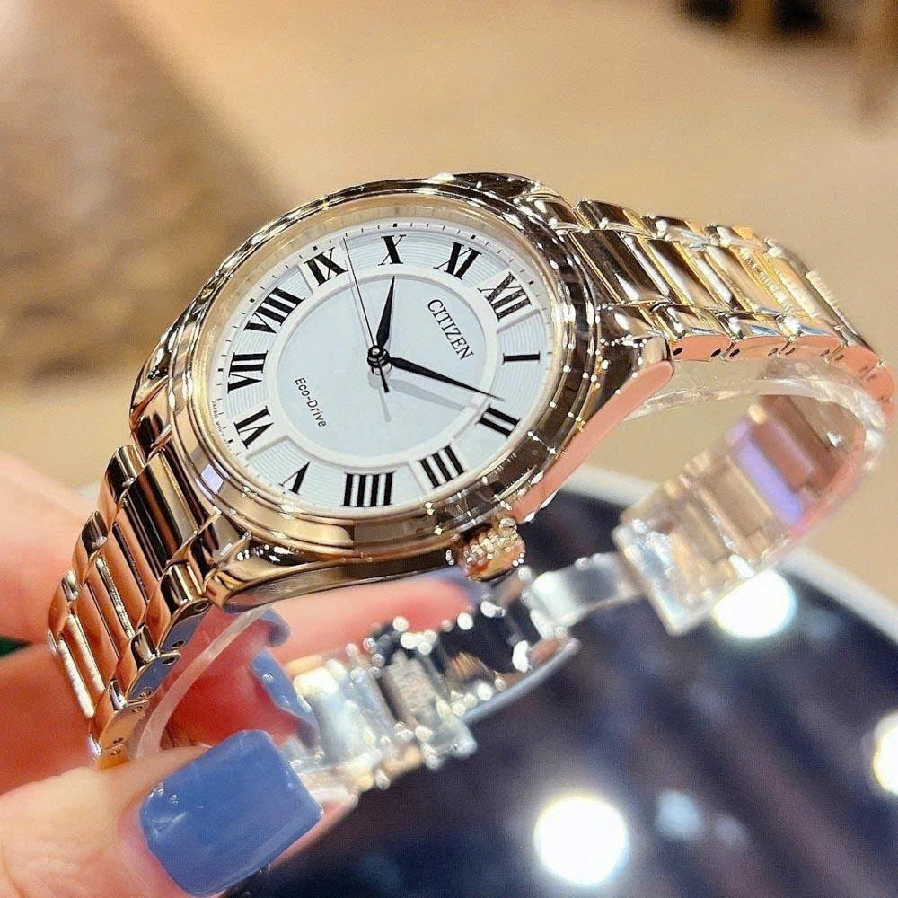 Đồng Hồ Nữ Citizen Quartz Eco-Drive EM0973-55A