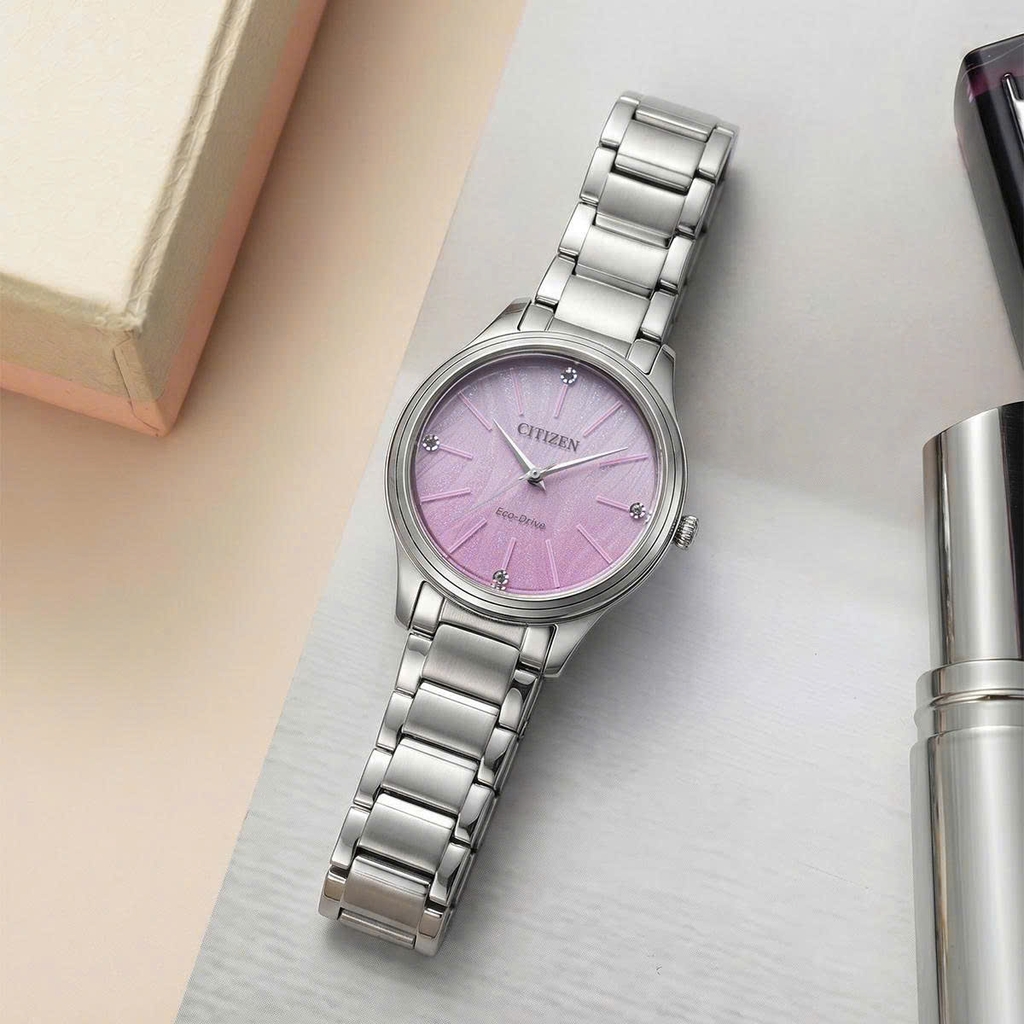 Đồng Hồ Nữ Citizen Quartz Eco-Drive EM1220-58X