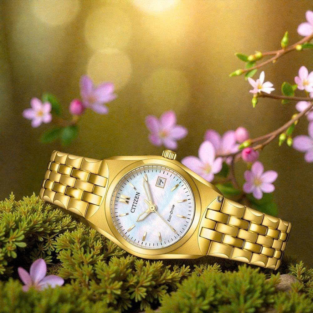 Đồng Hồ Nữ Citizen Quartz Eco-Drive Corso EW2293-56D