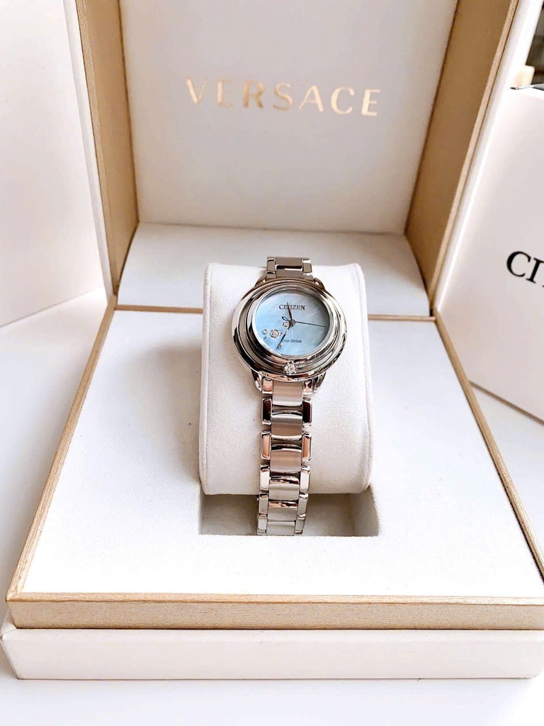 Đồng Hồ Nữ Citize Quartz Eco-Drive L EW5520-84D