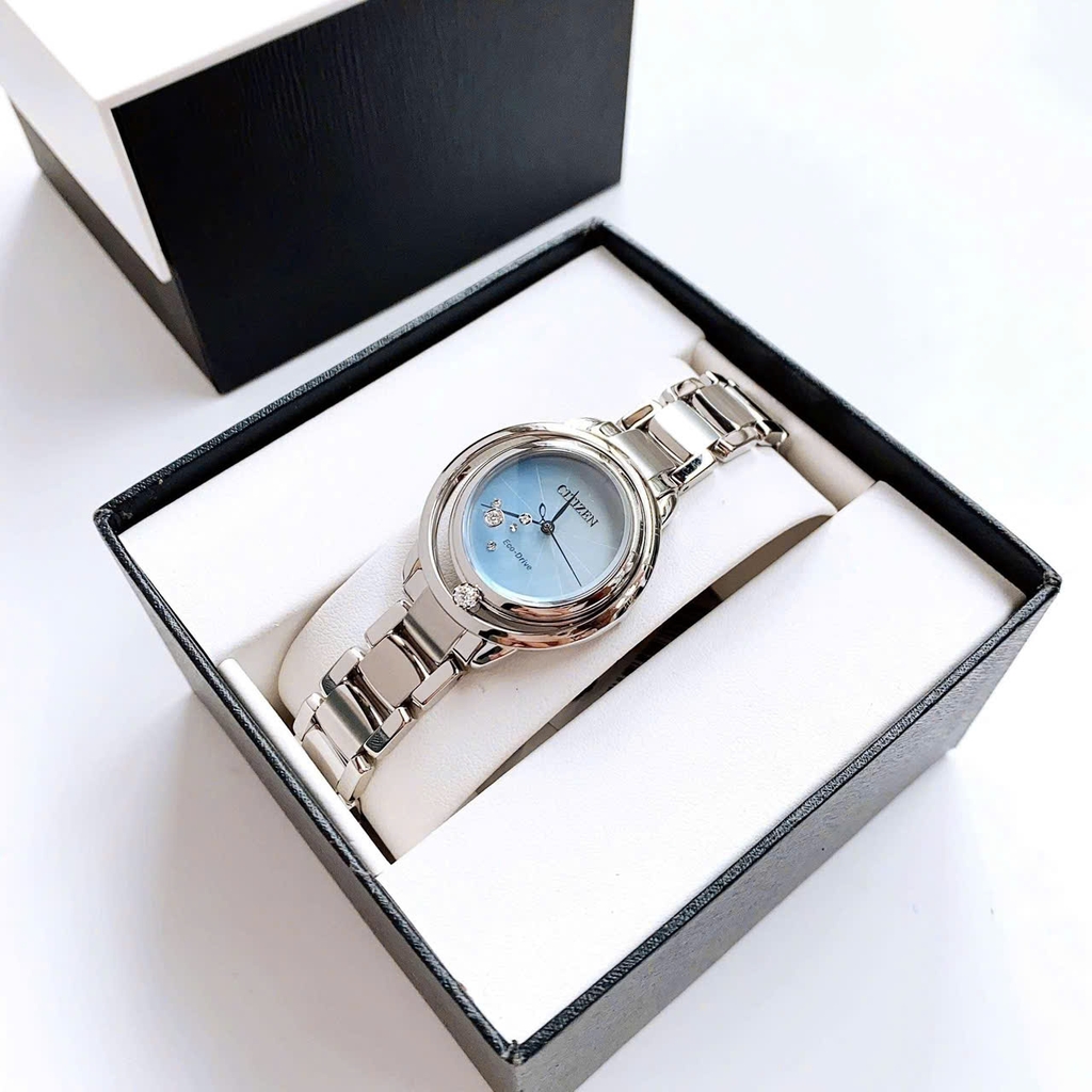 Đồng Hồ Nữ Citize Quartz Eco-Drive L EW5520-84D