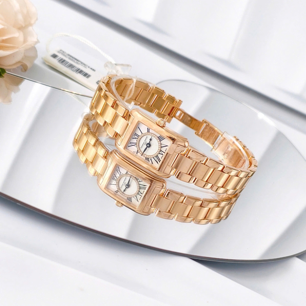Đồng Hồ Nữ Frederique Constant Quartz Carree Diamond Ladies FC-200MPDC14B ( FC200MPDC14B )