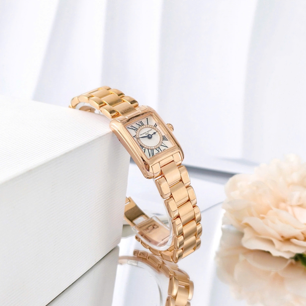 Đồng Hồ Nữ Frederique Constant Quartz Carree Diamond Ladies FC-200MPDC14B ( FC200MPDC14B )
