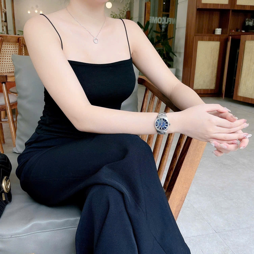 Đồng Hồ Nữ Frederique Constant Quartz Ladies Diamond FC-220MN3BD6B ( FC220MN3BD6B )