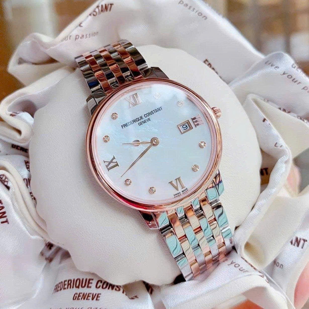 Đồng Hồ Nữ Frederique Constant Quartz Diamond FC-220MPWD3S2B ( FC220MPWD3S2B ) ( 220MPWD3S2B )