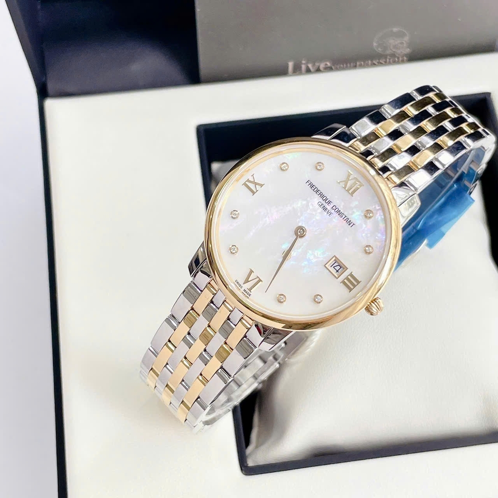 Đồng Hồ Nữ Frederique Constant Quartz FC-220MPWD3S3B ( FC220MPWD3S3B )