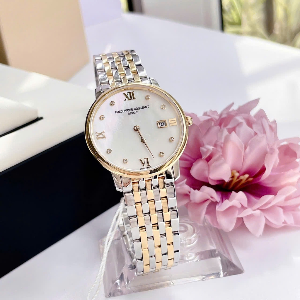 Đồng Hồ Nữ Frederique Constant Quartz FC-220MPWD3S3B ( FC220MPWD3S3B )
