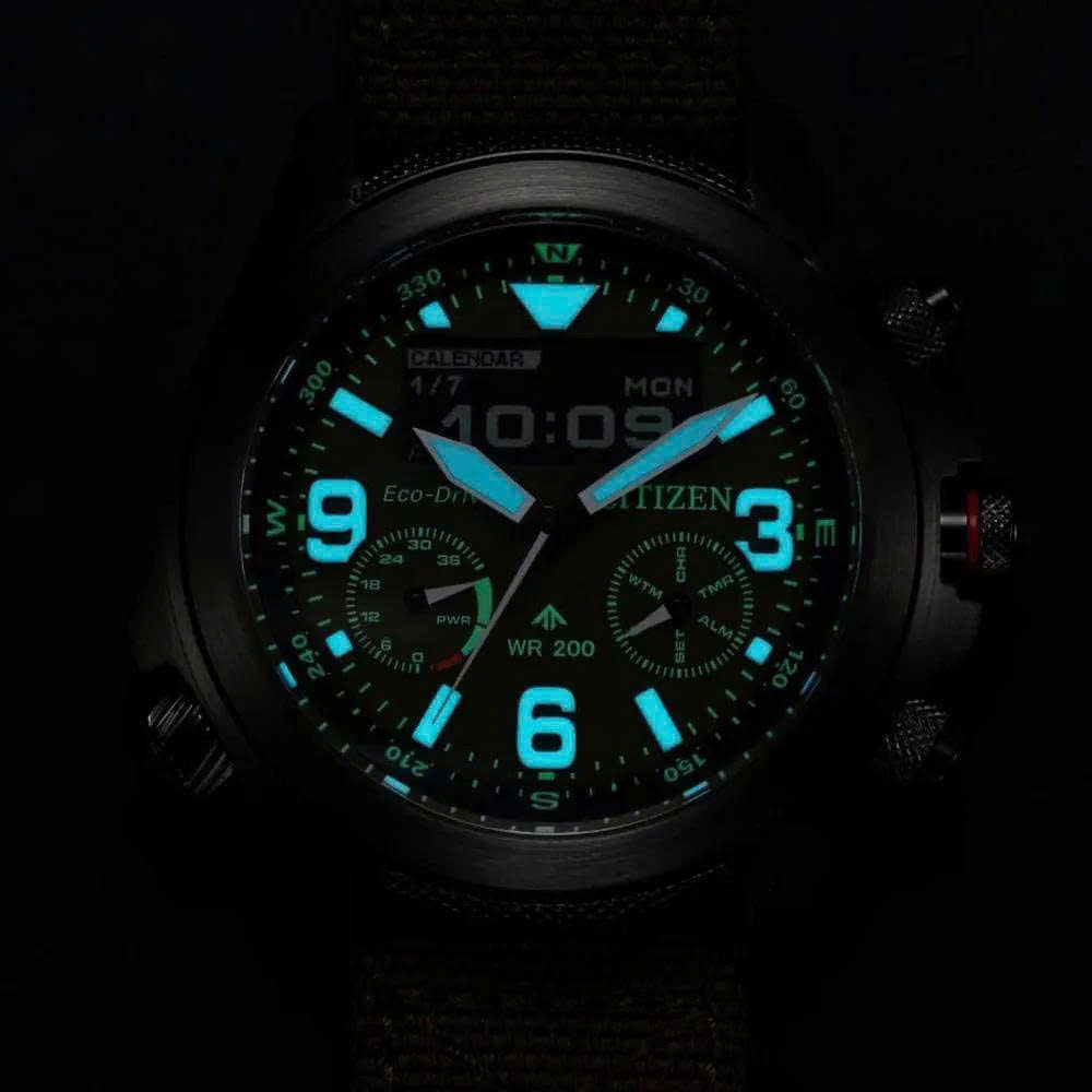 Đồng Hồ Nam Citizen Quartz Eco-drive Promaster JV1005-02W