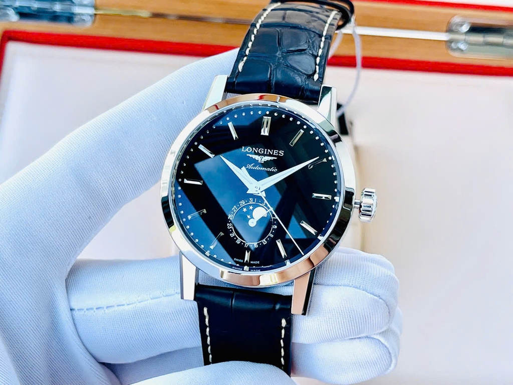 Đồng Hồ Nam Longines 1832 Automatic Moon Phase L4.826.4.52.0 ( L48264520 )