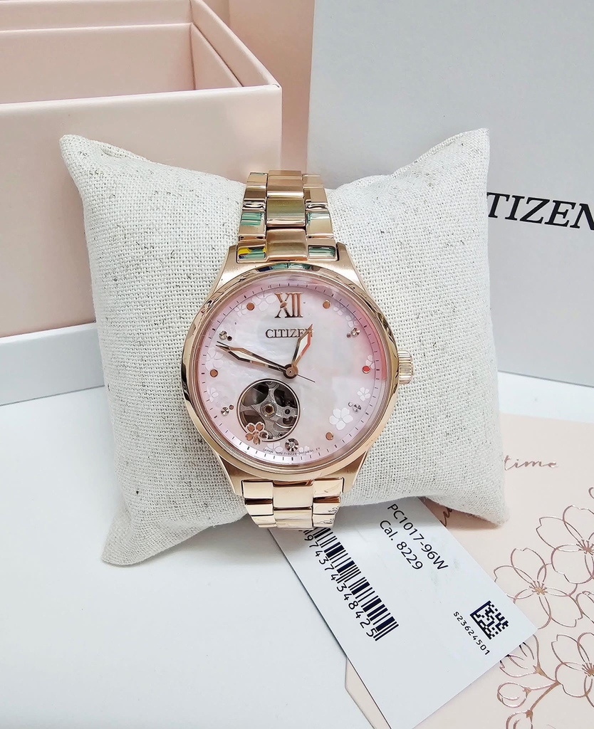 Đồng Hồ Nữ Citizen Automatic  Mechanical  Limited PC1017-96W