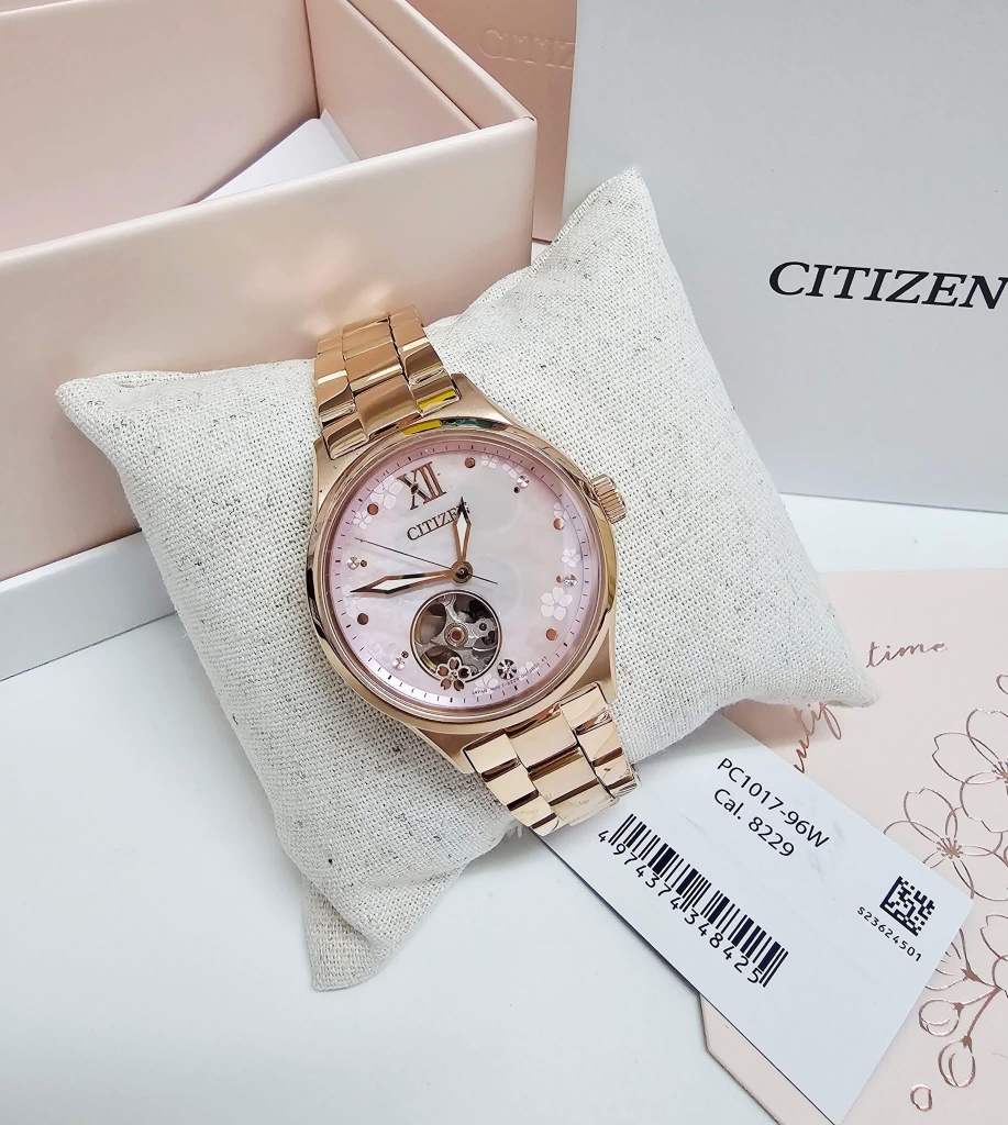 Đồng Hồ Nữ Citizen Automatic  Mechanical  Limited PC1017-96W