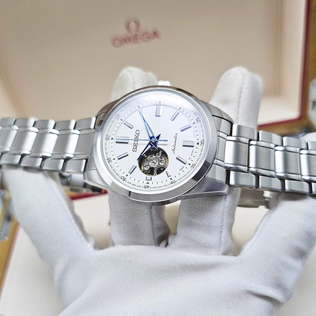 Đồng Hồ Nam Seiko Automatic Selection Open Heart SCVE049