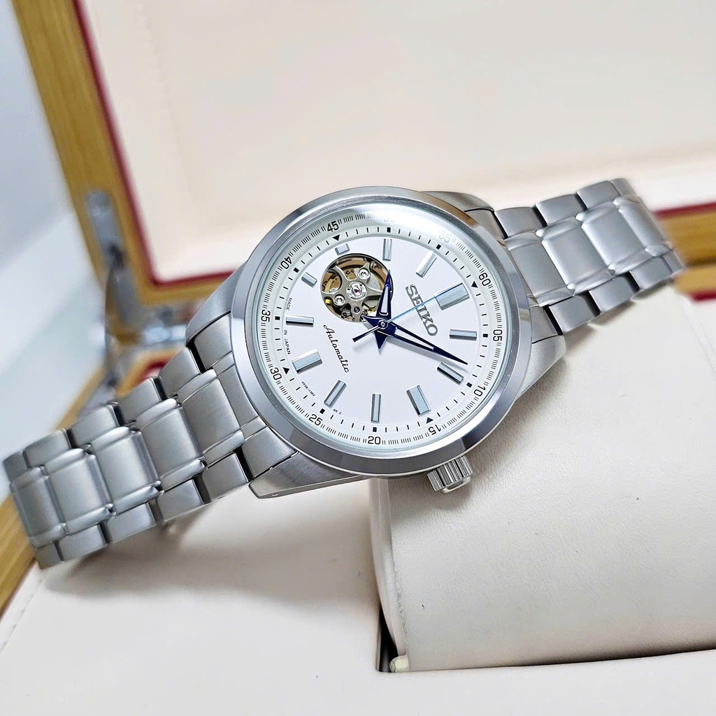 Đồng Hồ Nam Seiko Automatic Selection Open Heart SCVE049