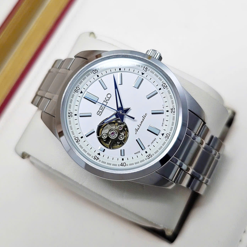 Đồng Hồ Nam Seiko Automatic Selection Open Heart SCVE049