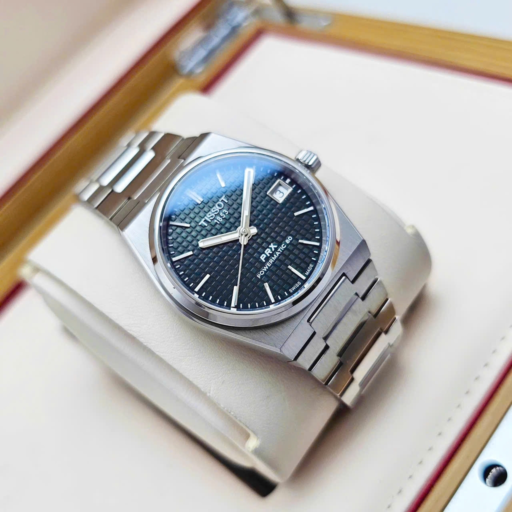 Đồng Hồ Unisex Tissot Automatic PRX Powermatic 80 Green 35mm T137.207.11.091.00 ( T1372071109100 )