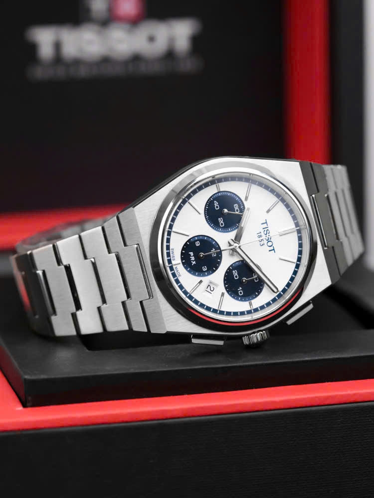 Đồng Hồ Nam Tissot Automatic PRX 42mm Chronograph T137.427.11.011.01 (T1374271101101)