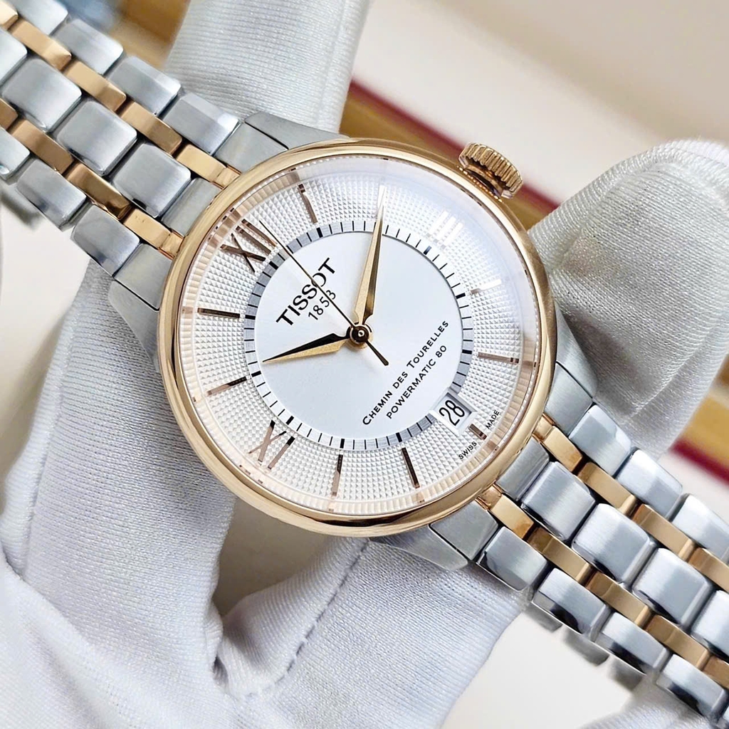 Đồng hồ Nữ Tissot Automatic Powermatic 80 Chemin des Tourelles T139.207.22.038.00 (T1392072203800)