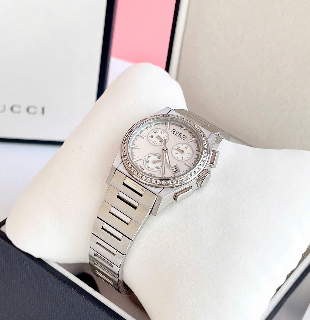 Đồng Hồ Nữ Gucci Quartz Pantheon YA115408
