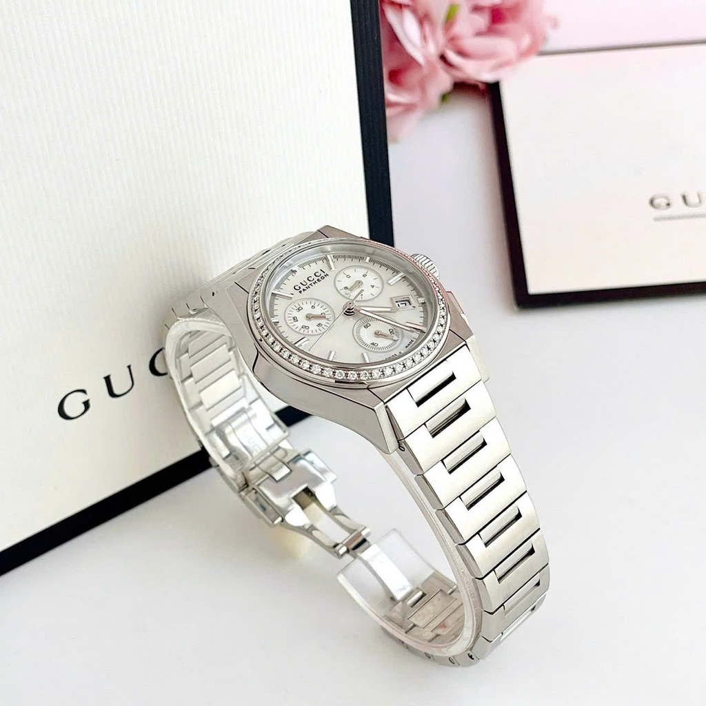 Đồng Hồ Nữ Gucci Quartz Pantheon YA115408