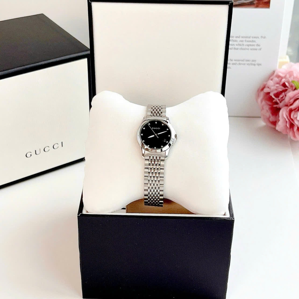 Đồng Hồ Nữ Gucci Quartz G Timeless Diamond YA126505