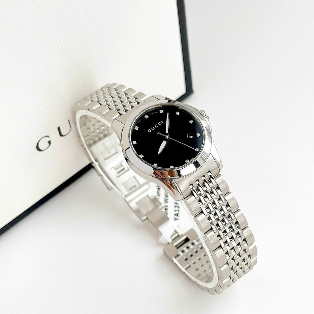Đồng Hồ Nữ Gucci Quartz G Timeless Diamond YA126505