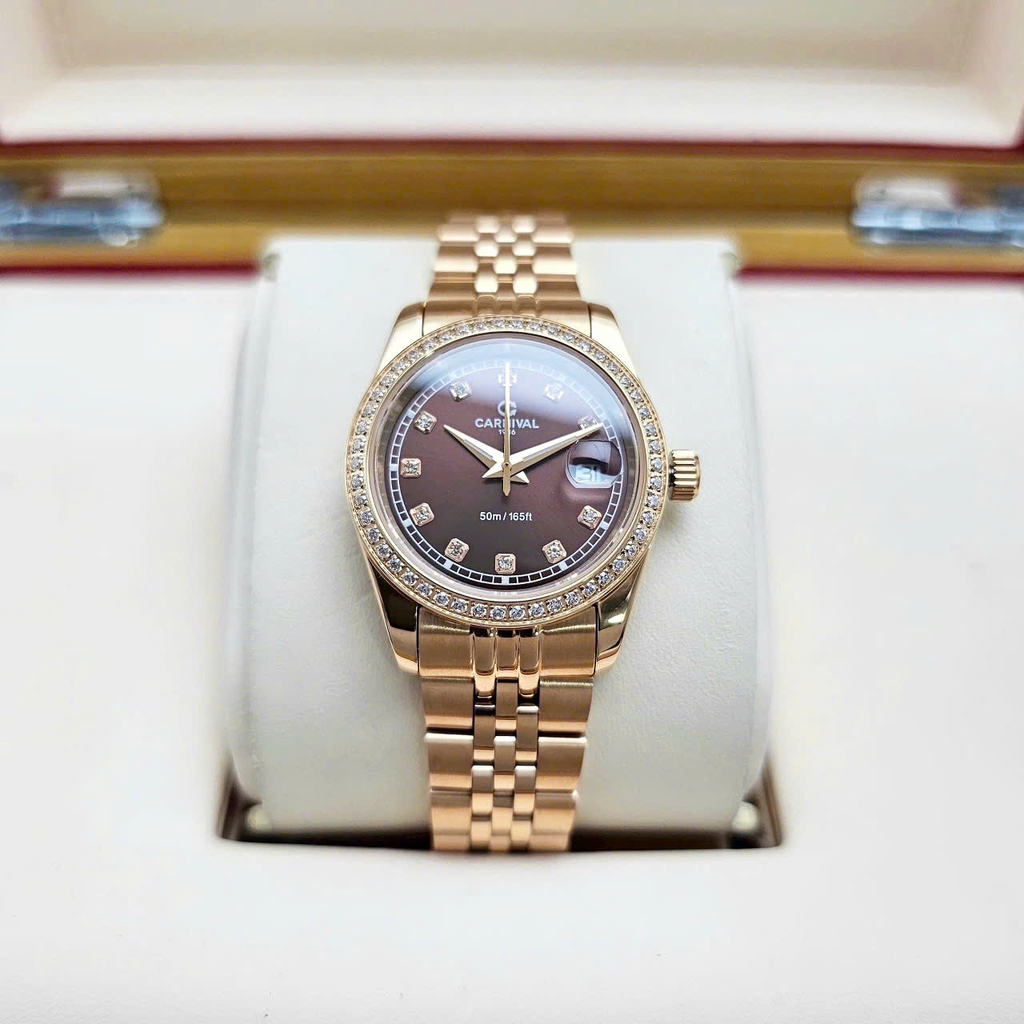 Đồng Hồ Nữ Carnival Quartz 8131L2-VH-N