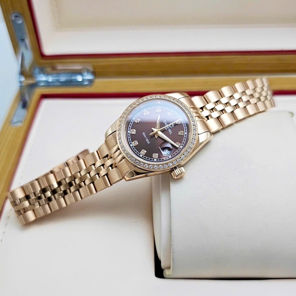 Đồng Hồ Nữ Carnival Quartz 8131L2-VH-N