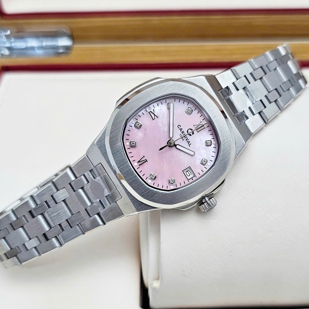 Đồng Hồ Nữ Carnival Quartz 8160L-VT-MOP-H ( 8160L-VT-H )