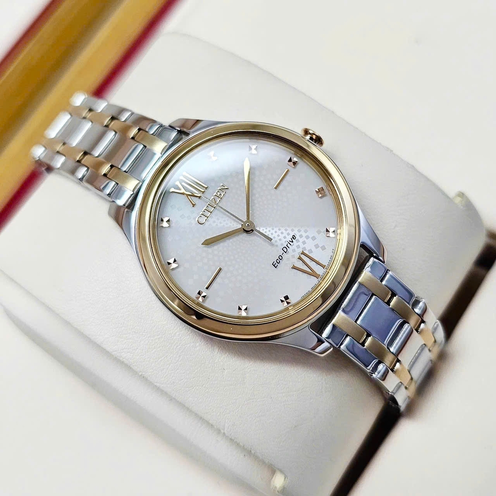 Đồng Hồ Nữ Citizen Quartz Eco-Drive EM0506-77A