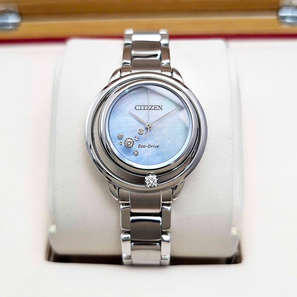 Đồng Hồ Nữ Citize Quartz Eco-Drive L EW5520-84D