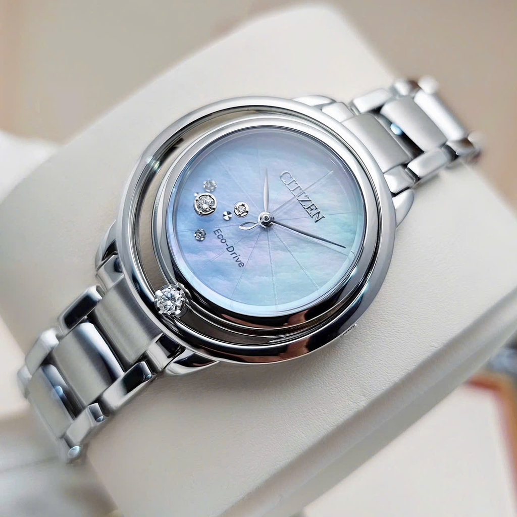 Đồng Hồ Nữ Citize Quartz Eco-Drive L EW5520-84D