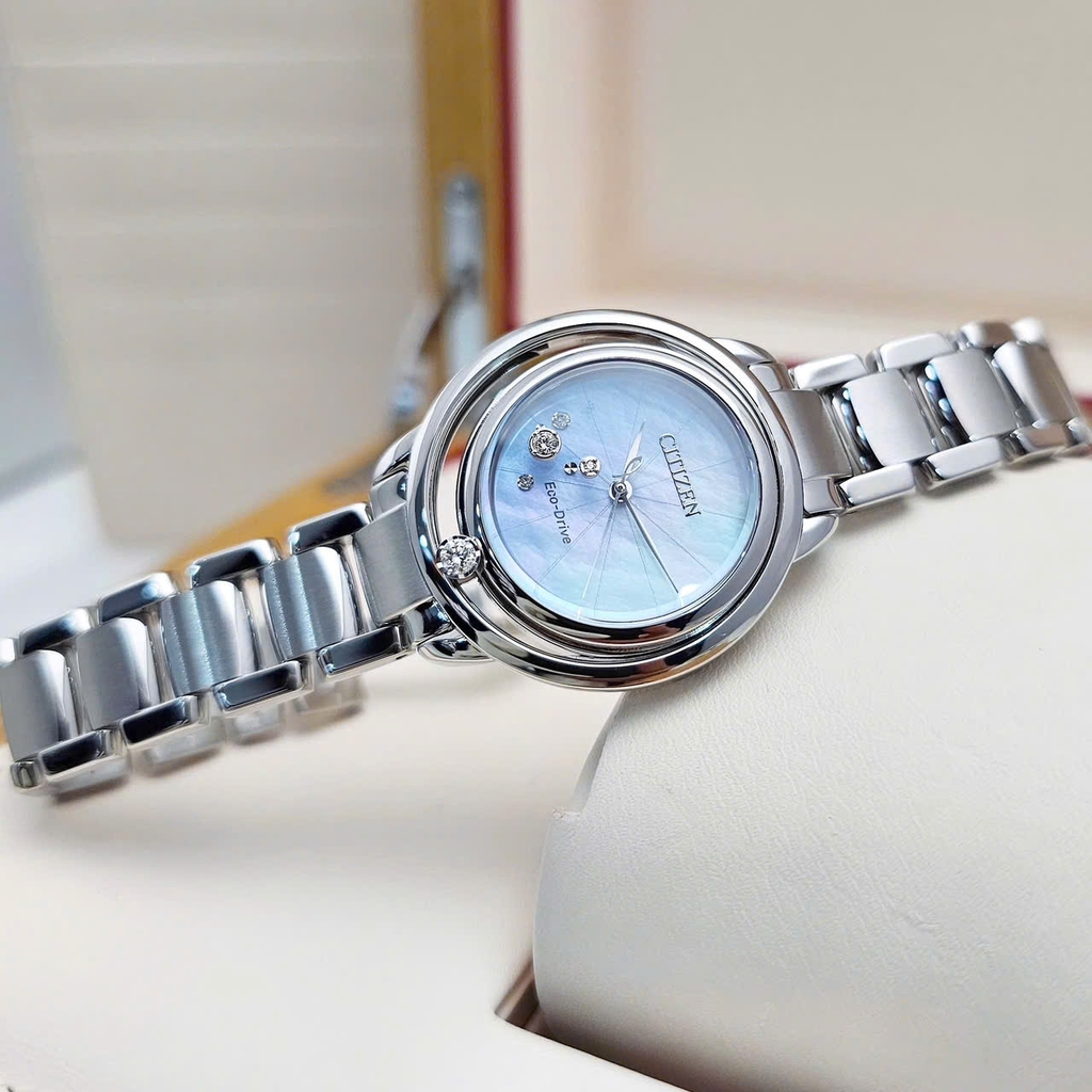 Đồng Hồ Nữ Citize Quartz Eco-Drive L EW5520-84D