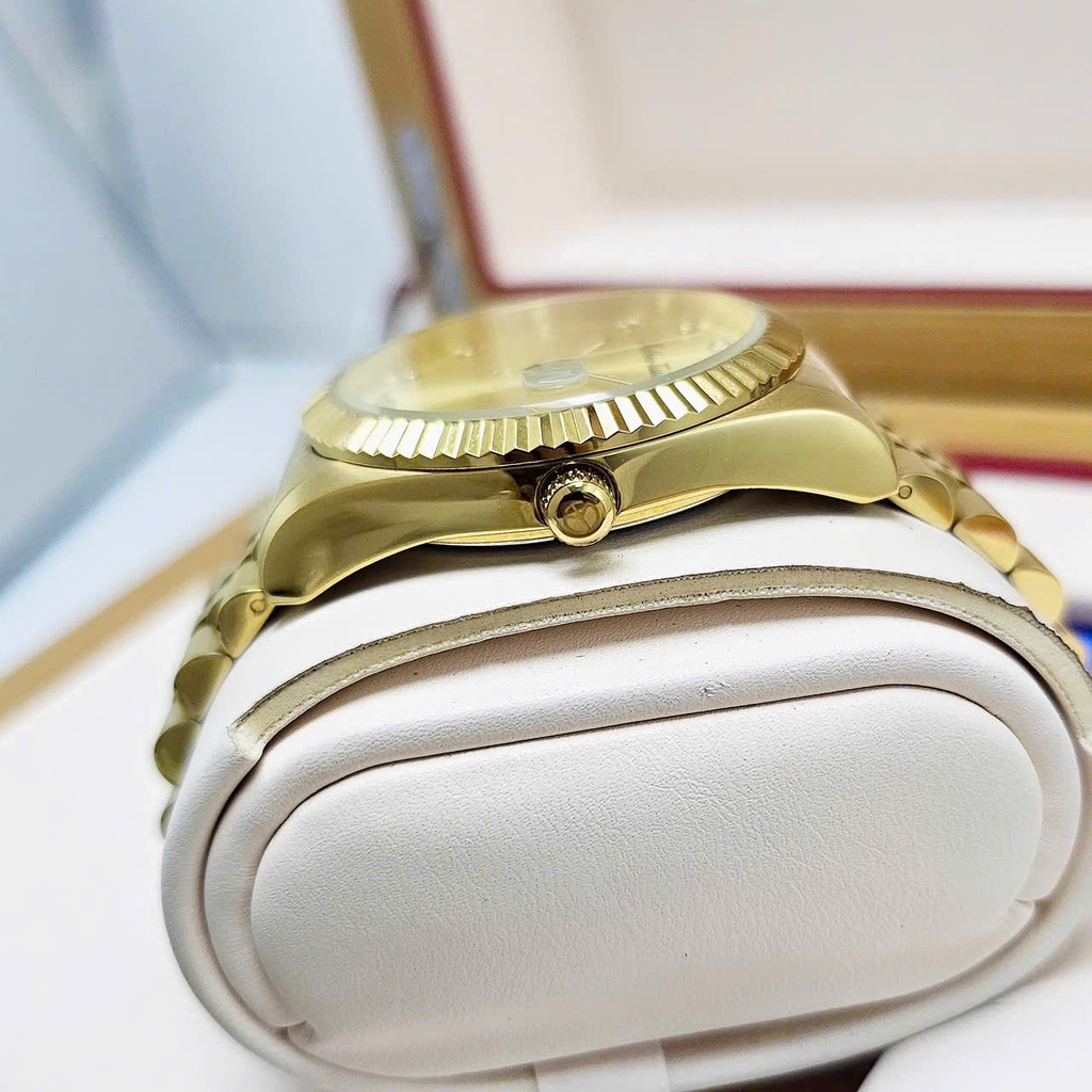 Đồng Hồ Nam Mathey Tissot Quartz Full Gold H710PDI