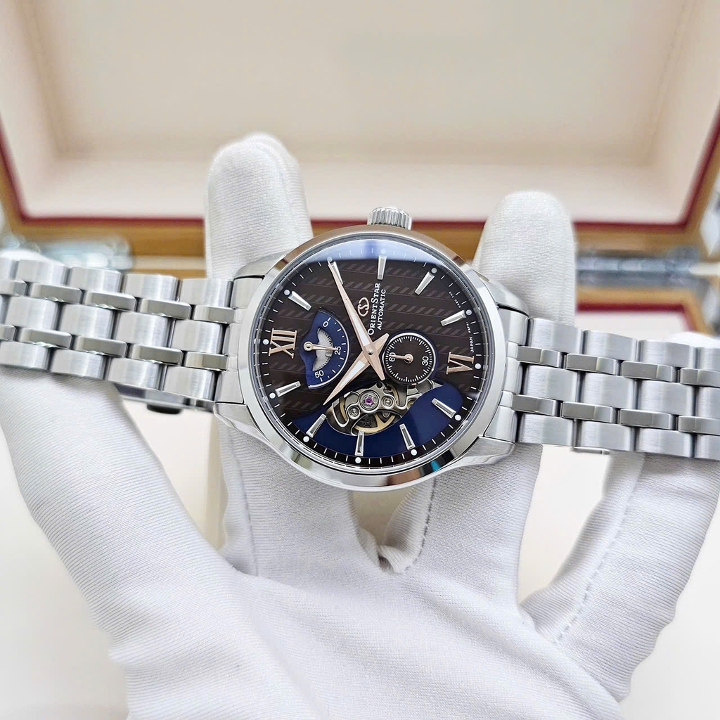 Đồng Hồ Nam Orient Star Automatic Contemporary Layered Open Heart RE-AV0B02Y00B ( RE-AV0B02Y ) ( RK-AV0B02Y )