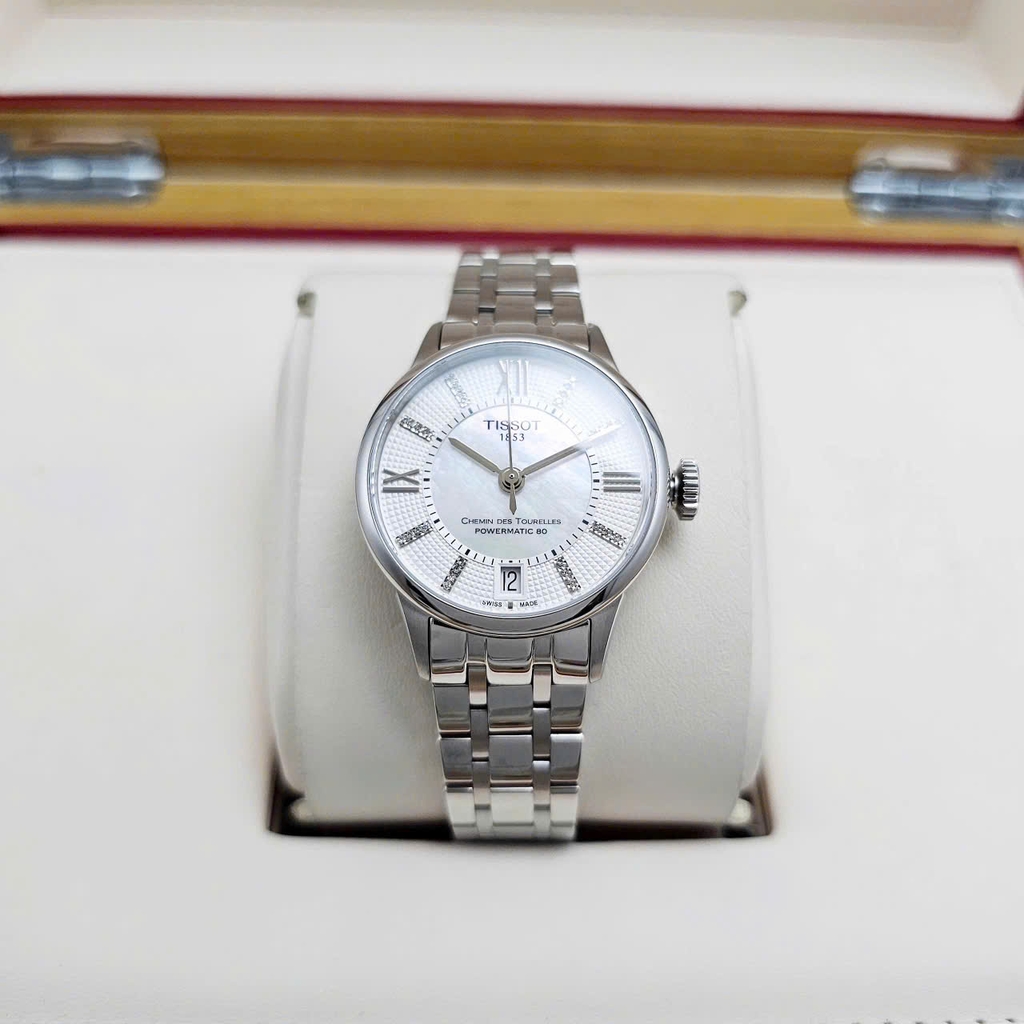 Đồng Hồ Nữ Tissot Automatic Chemin Des Tourelles Powermatic 80 T099.207.11.116.00 ( T0992071111600 )