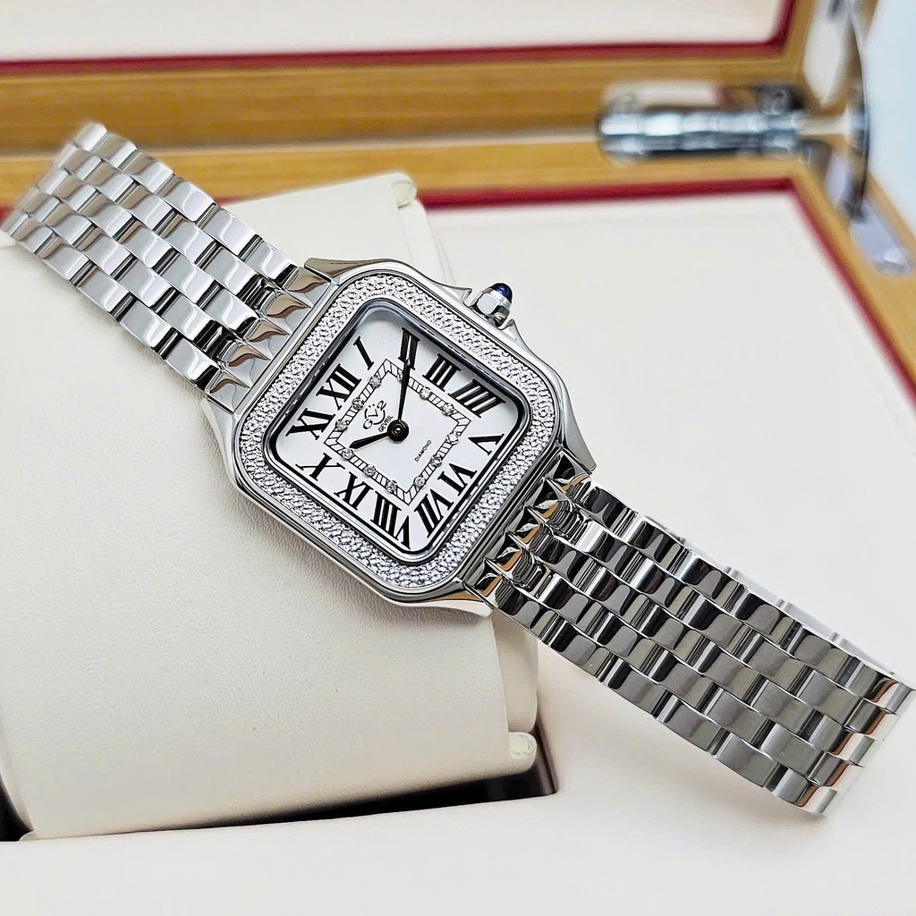 Đồng Hồ Nữ GV2 By Gevril Quartz Milan Diamond Swiss Limited Edition 12110B