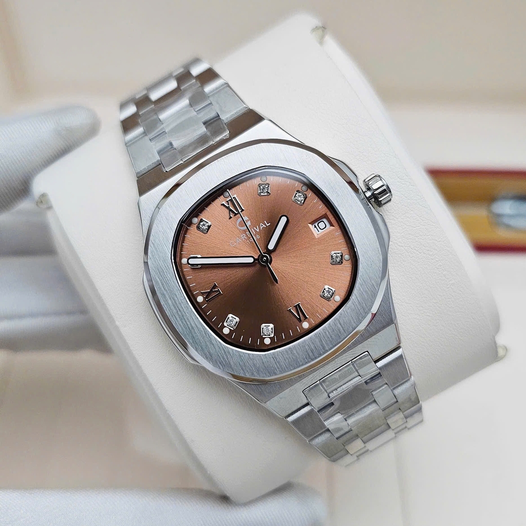 Đồng Hồ Nữ Carnival Quartz 8160L-VT-N