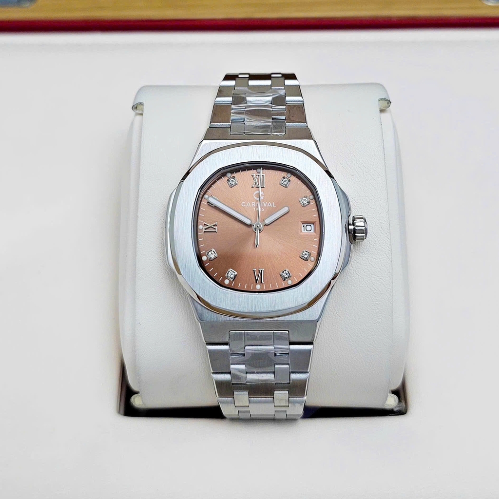 Đồng Hồ Nữ Carnival Quartz 8160L-VT-N