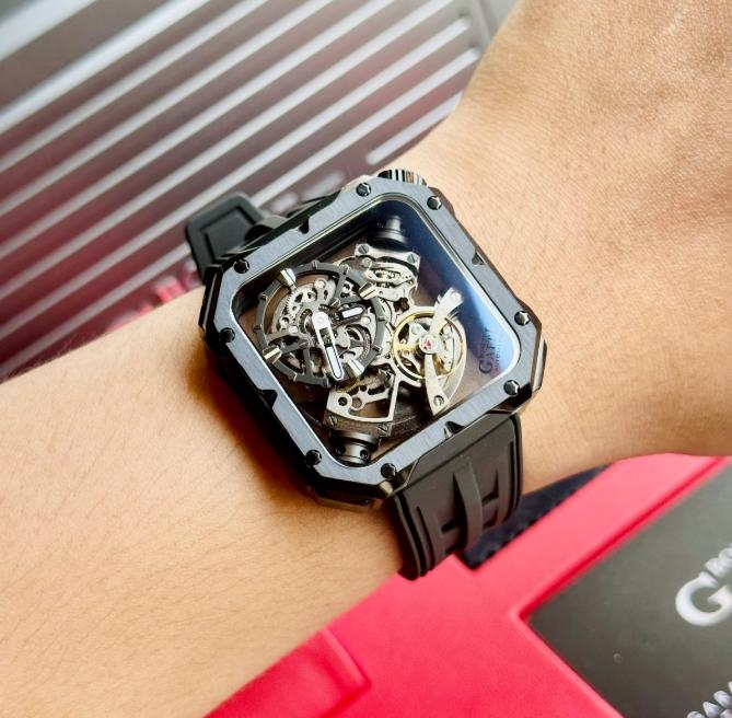 Đồng Hồ Nam Bonest Gatti Automatic Mechanical Movement BG5804-A2 ( BG5804 ) Mặt Vuông Black