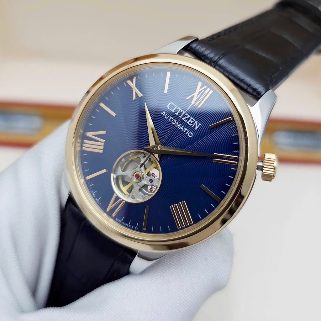 Đồng Hồ Nam Citizen Automatic Mechanical Open Heart NH9136-02L