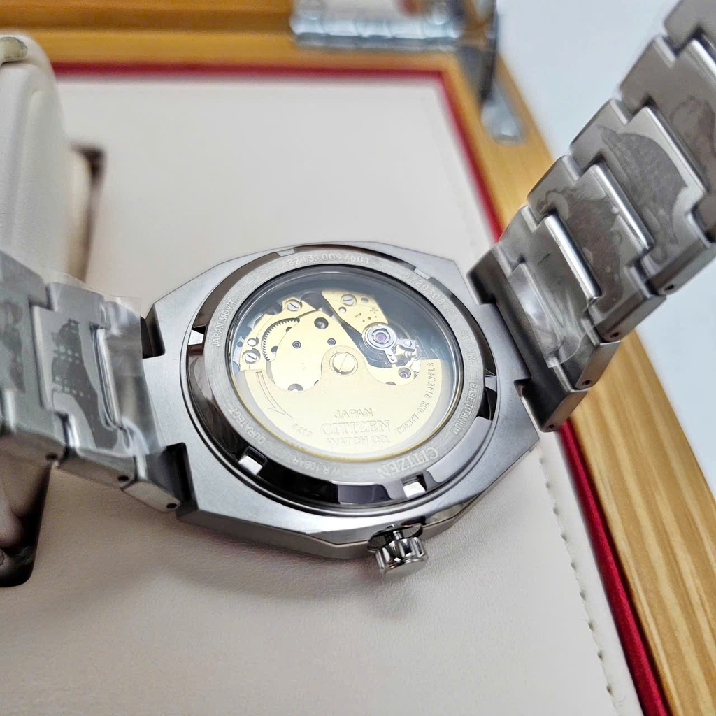 Đồng Hồ Nam Citizen Automatic Zenshin Mechanical Super Titanium NJ0180-80H